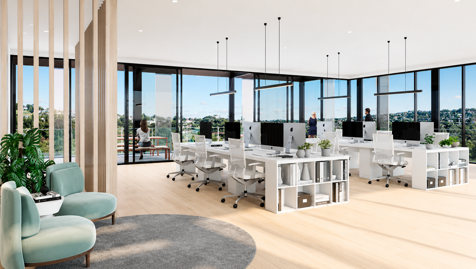 IBC commercial project render detail